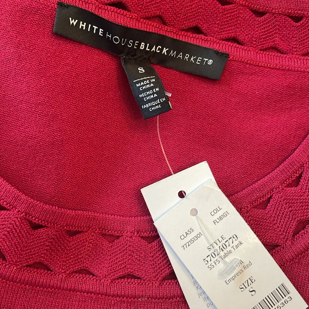 WHBM CUTOUT KNIT TOP - Picture 5 of 6